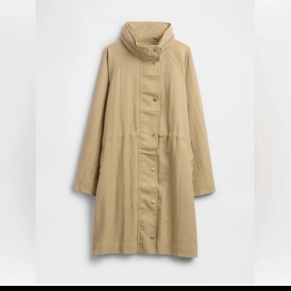 NWT Gap Oversized Nylon Parka in Khaki tan
 size XXL - Picture 4 of 12